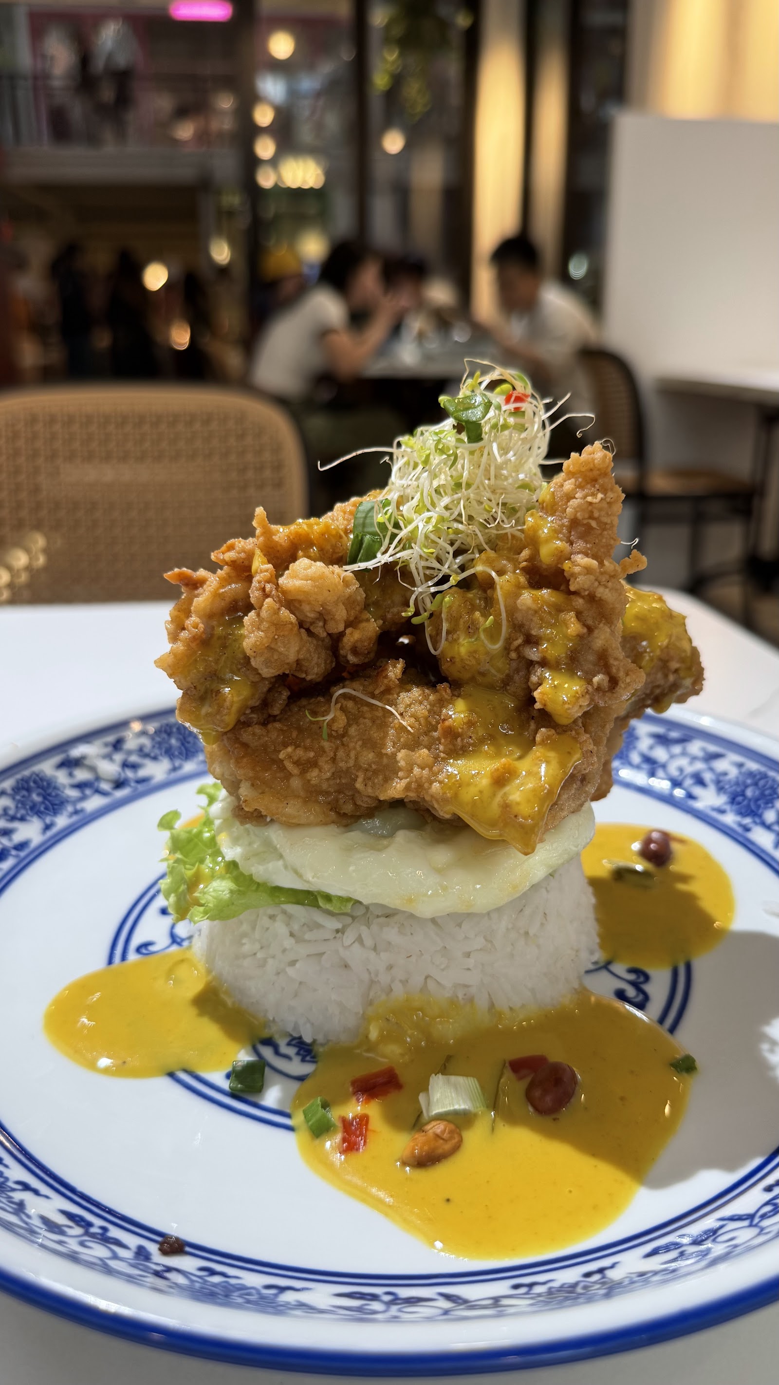 DELUX CHICKEN RICE BOWL 豪华鸡排盖饭